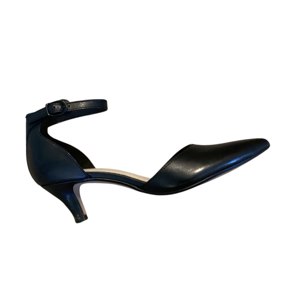 Clarks Linvale Edyth Leather Strappy Kitten Heels 9 - Picture 10 of 13